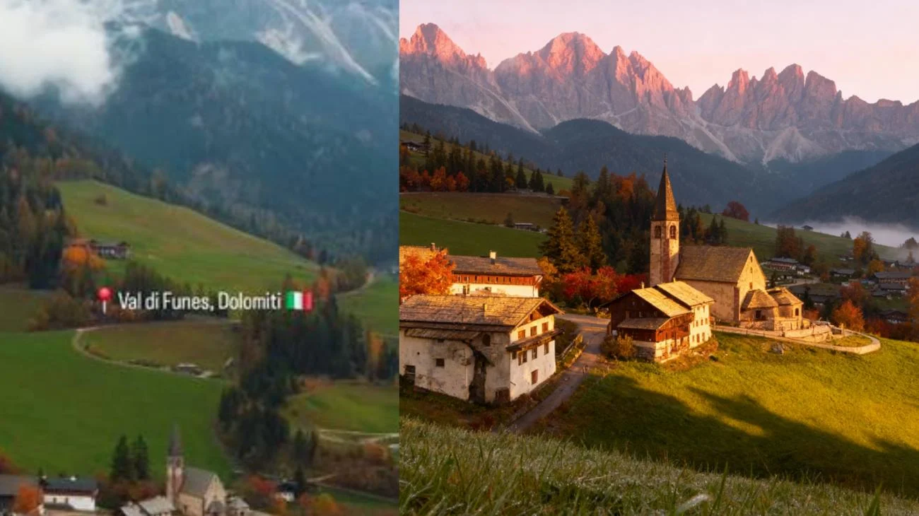 Una vista che ti ruba il cuore ✨️🇮🇹 📍 Dolomiti, Italia. #neiperteeeee #autumnvibes #foliage #dolomiti #mountain @Dolomiti Italia"